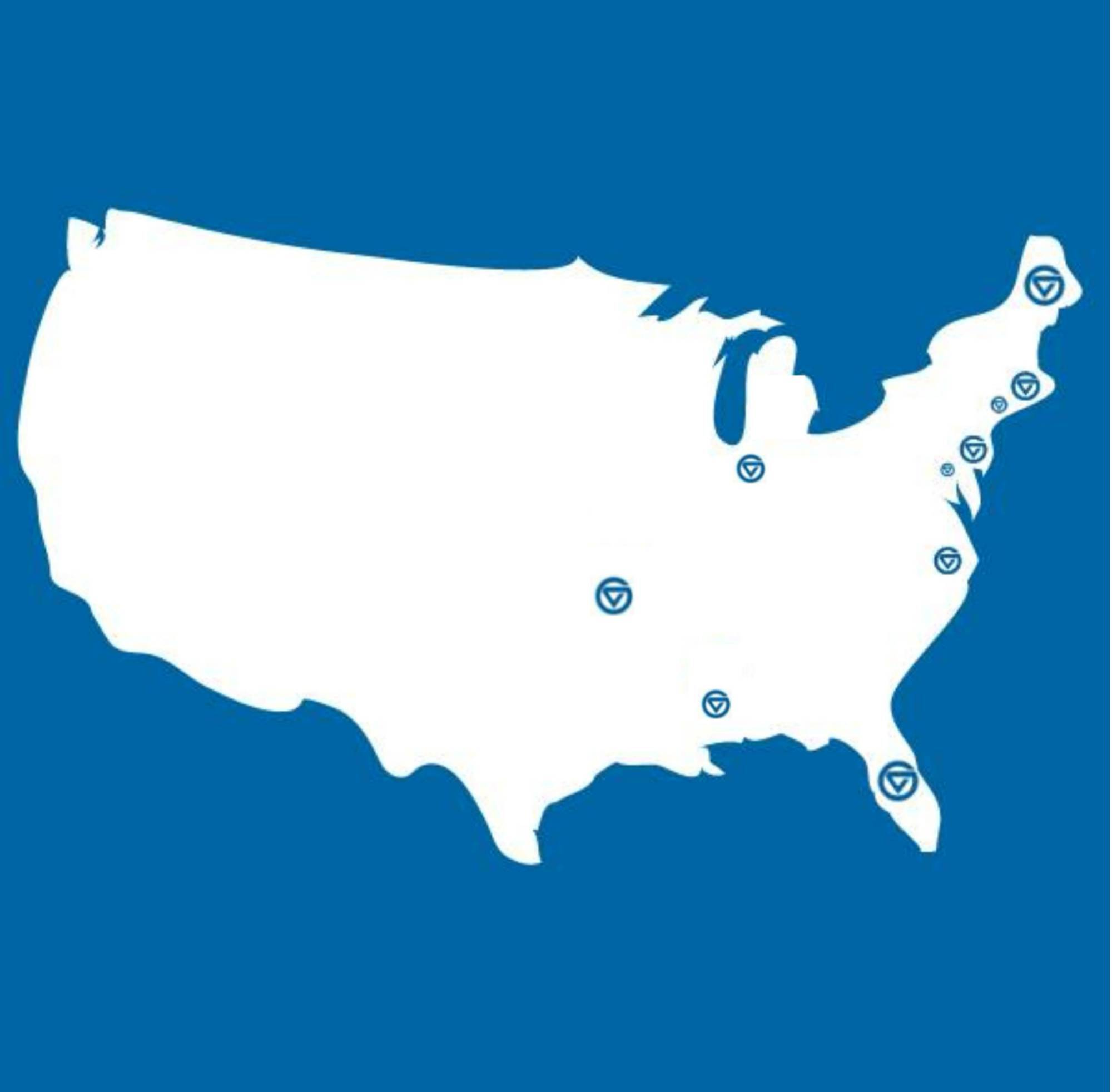 Map of US